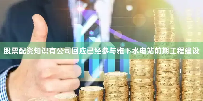 股票配资知识有公司回应已经参与雅下水电站前期工程建设